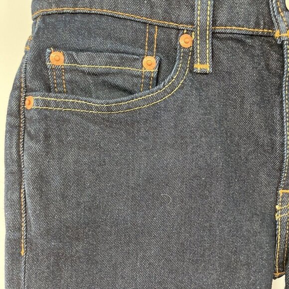 Levi's Premium Lot 511 Big E Nice Dark Blue Denim Jeans Tag 28x32 - Picture 3 of 12